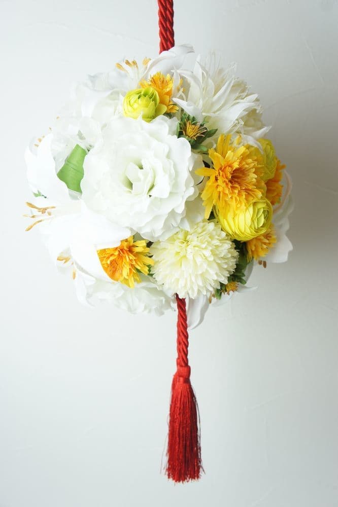 ブーケレッスン　西宮市　造花