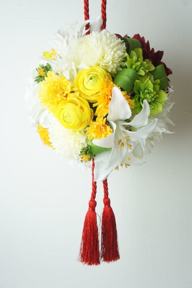 ブーケレッスン　西宮市　造花