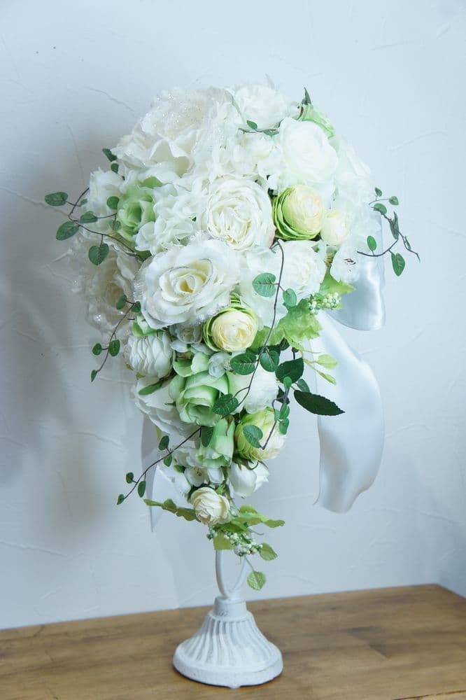 ブーケレッスン　西宮市　造花