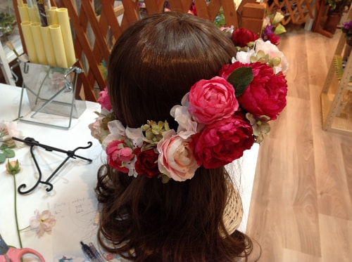 花冠　高級造花専門店　オーダーメイド　アンクラフト　国家資格1級　大阪　関西　兵庫県