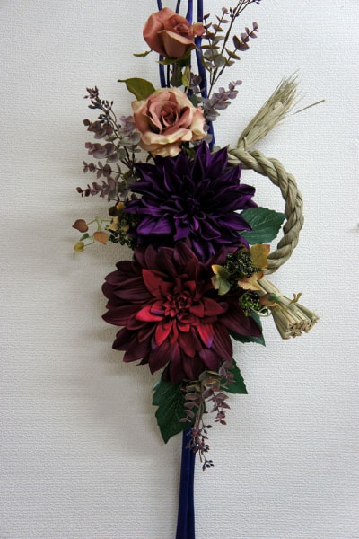 壁掛け　しめ縄付き