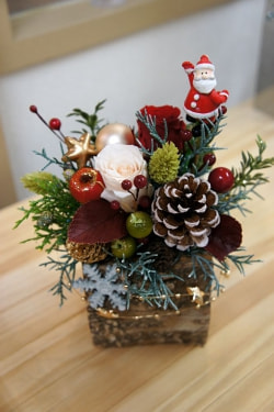 プリザーブドフラワー　クリスマス