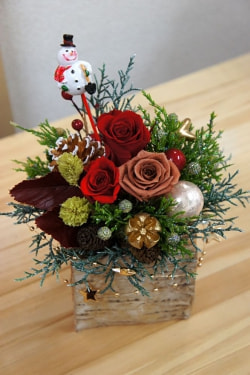 プリザーブドフラワー　クリスマス