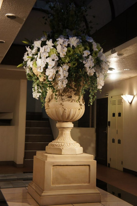 オーダーメイド　お花の入れ替え