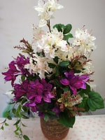 オーダーメイド　ツツジのアレンジメント　洋風　和風