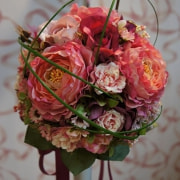 ラウンドブーケ　高級造花専門店　オーダーメイド　アンクラフト　国家資格1級　大阪　関西　兵庫県