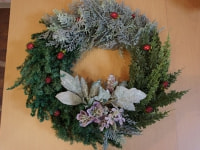 クリスマスリース　高級造花専門店　オーダーメイド　アンクラフト　国家資格1級　大阪　関西　兵庫県