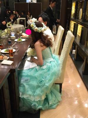 ご結婚　素敵な　写真　花冠