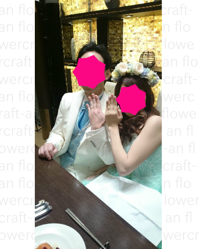 花冠　可愛い　個性的　高級造花専門店アンクラフトはアーティフィシャルフラワー（高級造花）専門店です。生花のような繊細なお花なのに枯れずにお手入れ不要なところが人気になっています。オーダーメイドの髪飾りを承っております。成人式用・結婚式用・披露宴・パーティ用・七五三御祝い等ご用意しております。　国家資格1級　大阪　関西　兵庫県