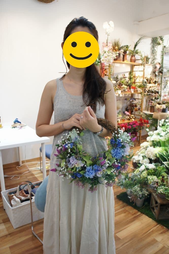 ブーケレッスン　西宮市　造花