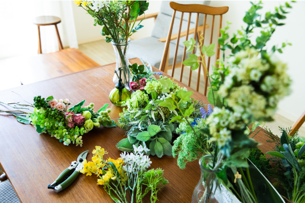 高級造花　ブーケ　西宮市