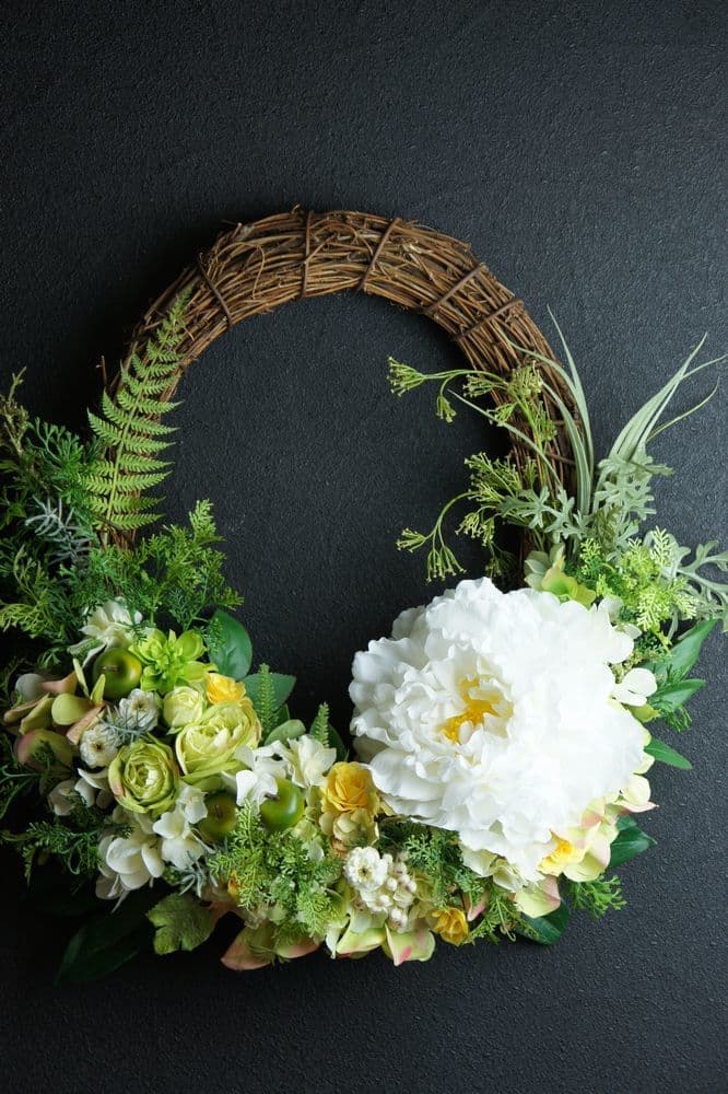 造花専門店　アーティフィシャルフラワー　オーダーメイド　壁掛け　アンクラフト　造花　オーダーメイド