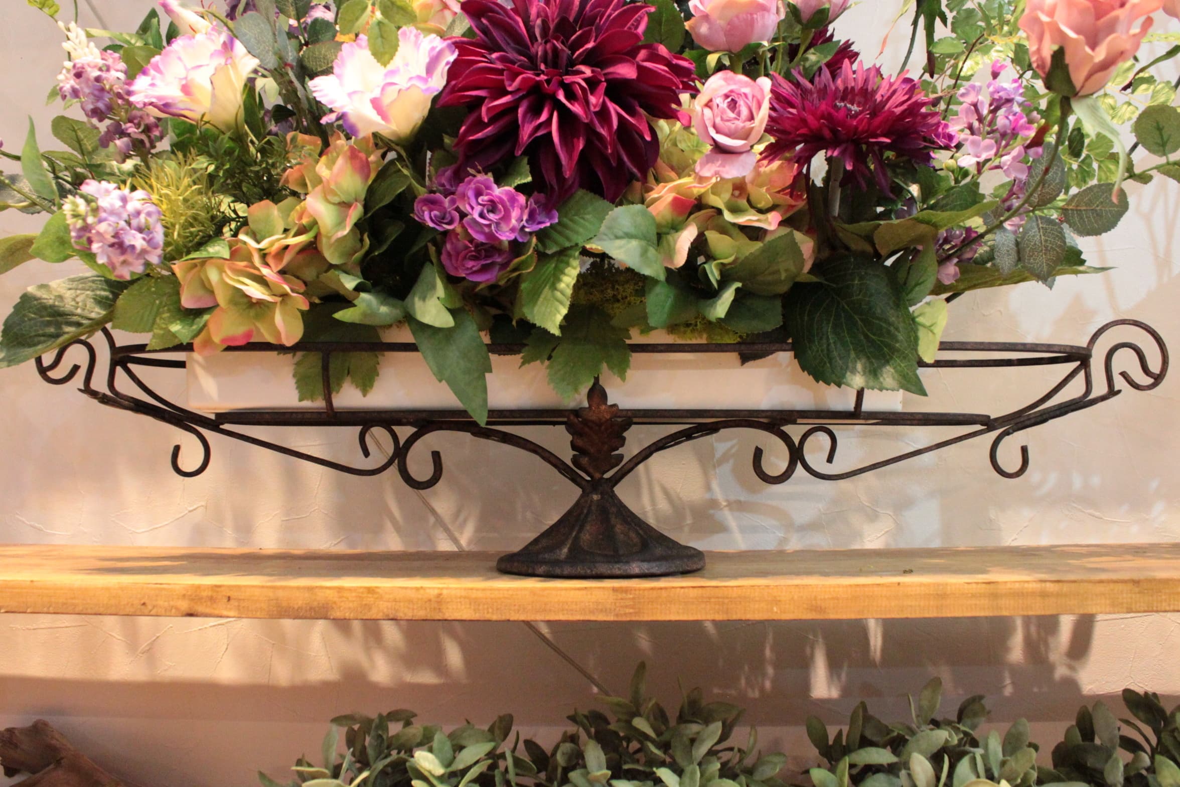 造花専門店　アーティフィシャルフラワー　オーダーメイド　壁掛け　アンクラフト　造花　オーダーメイド