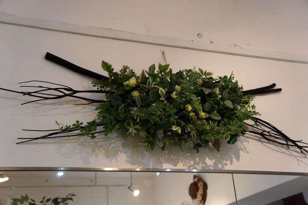 壁掛け　オーダーメイド承ります。アーティフィシャルフラワー　造花