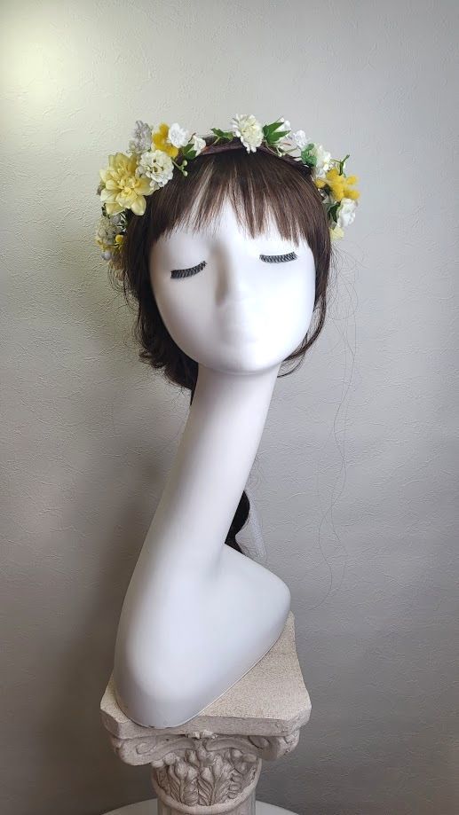 シロツメグサの花冠