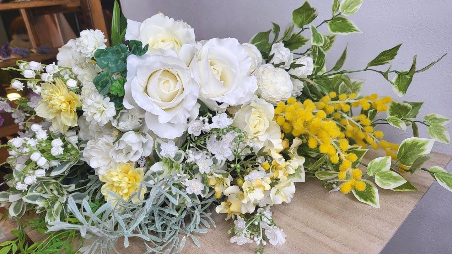 ブーケ制作の流れ