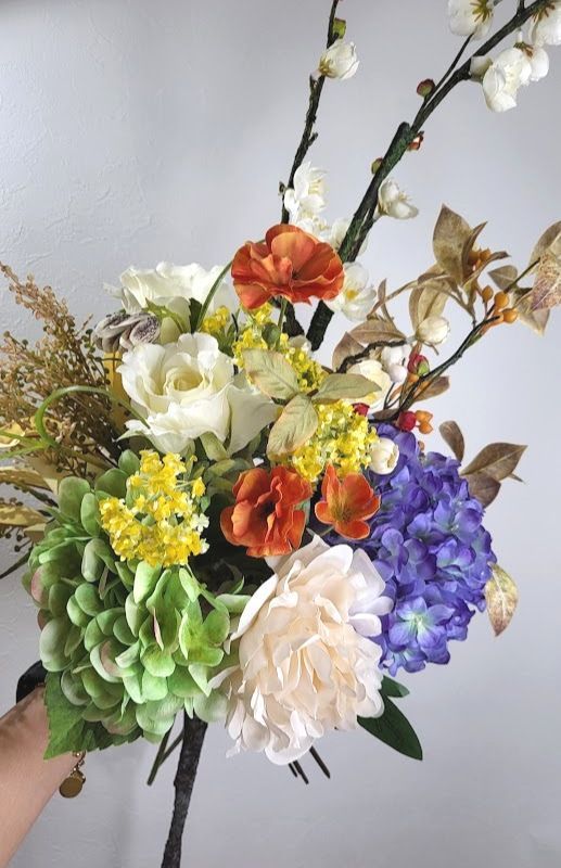 和風花束　造花
